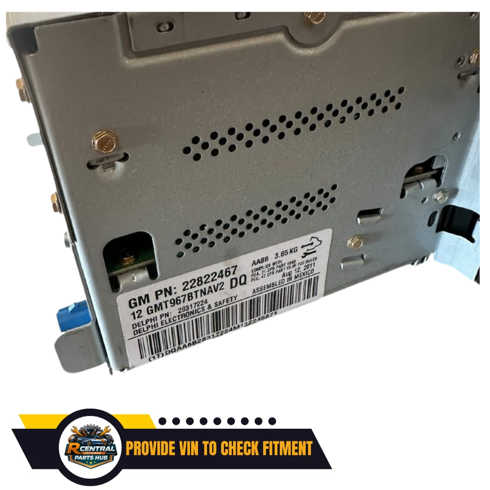 2010–2012 Chevrolet Traverse Navigation Radio Receiver with Display Option U4H — view 3