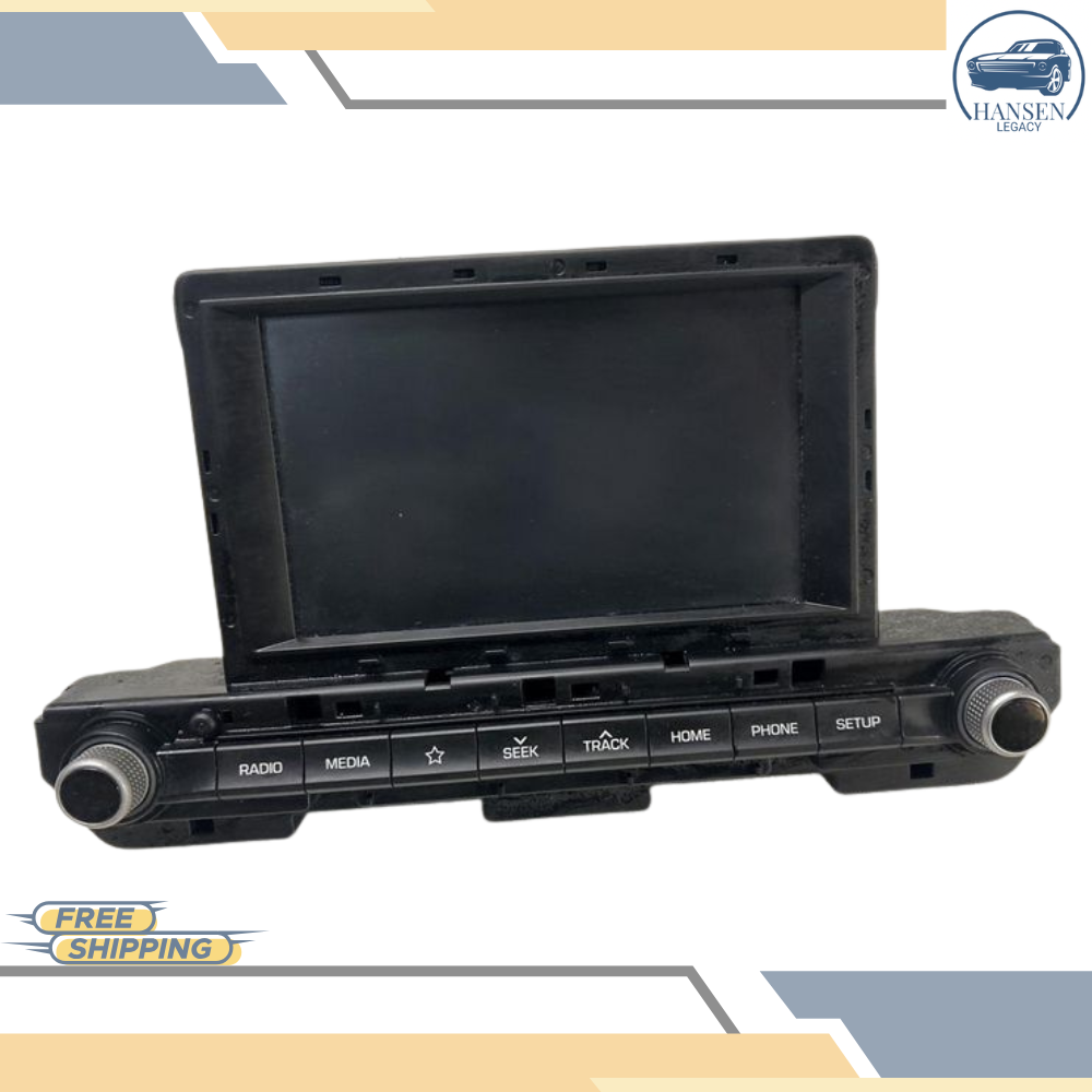 2019–2020 Hyundai Elantra 7" Radio Receiver Display Screen ID 96160F2UC0SSH — view 1