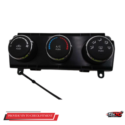 2011–2013 Jeep Wrangler Manual AC Heater Temperature Control OEM — view 1