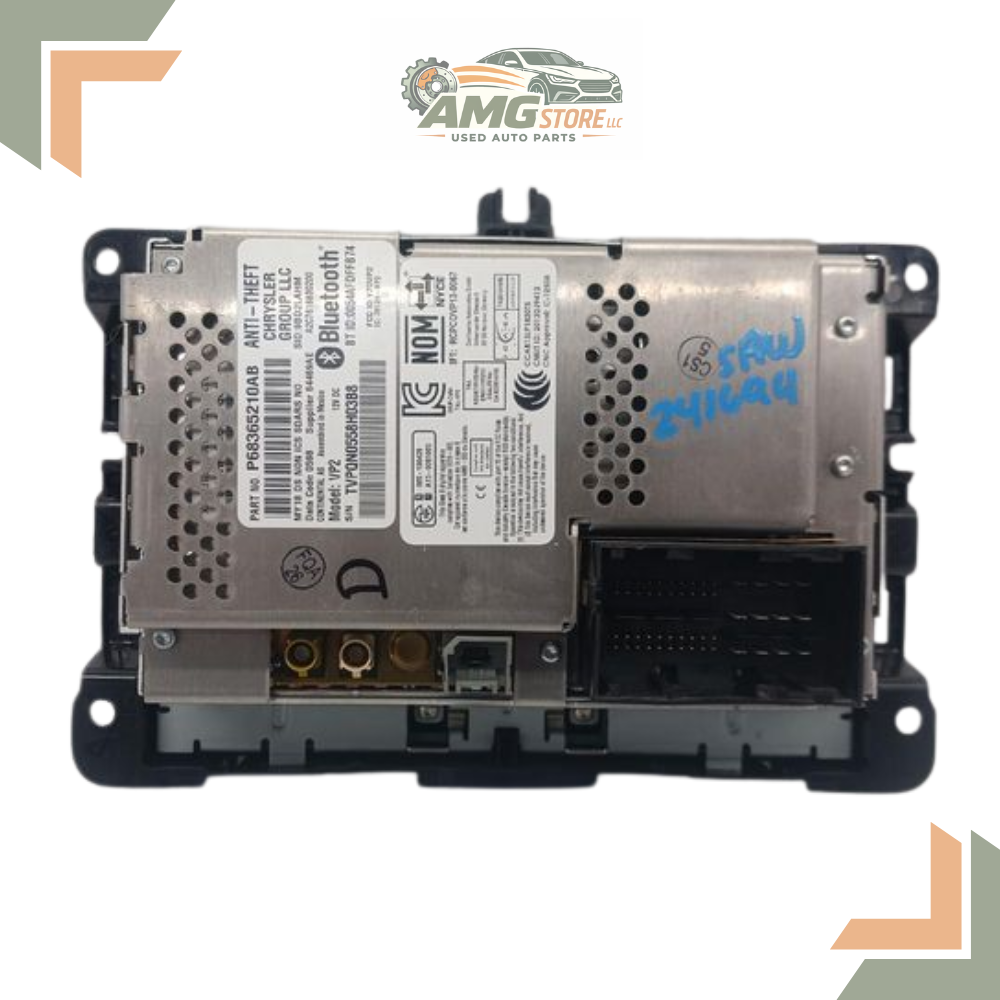 2018–2020 Dodge Ram 1500 AM FM Radio Receiver with Display Screen OEM — view 2