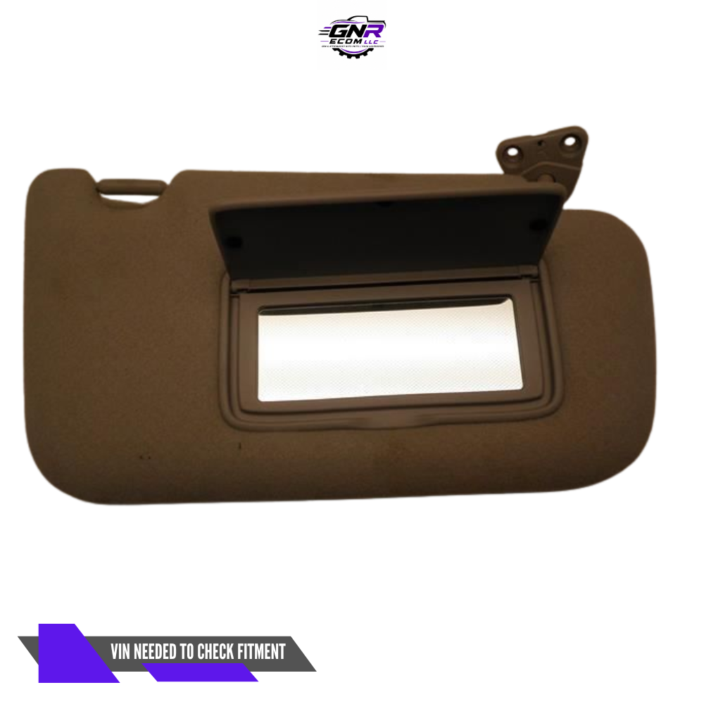 2013–2019 Nissan Sentra RH Passenger Sunvisor Sun Visor with Mirror OEM — view 2