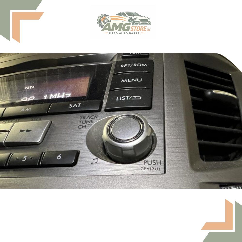 2012–2014 Subaru Legacy AM FM CD Radio Receiver ID CE617U1 — view 2