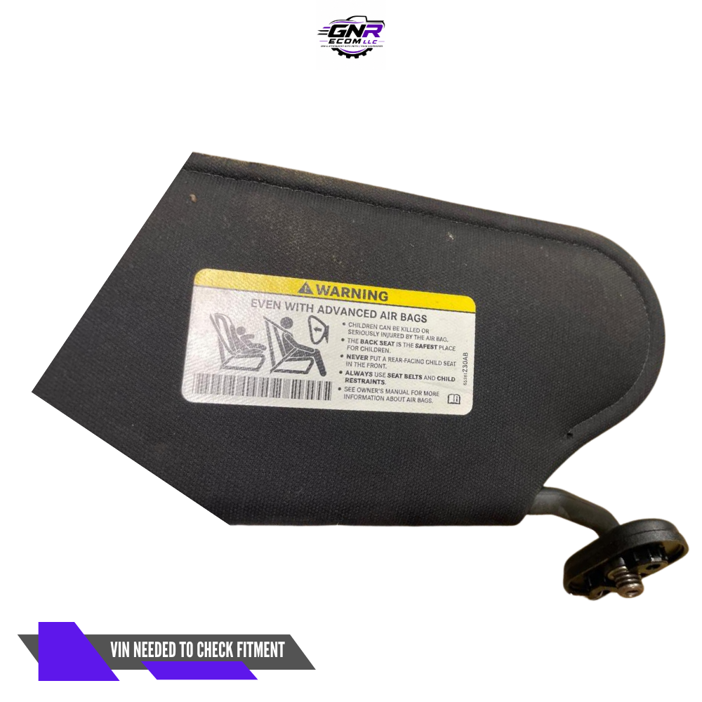 2011–2014 Chrysler 200 RH Passenger Sunvisor Sun Visor with Mirror OEM — view 3
