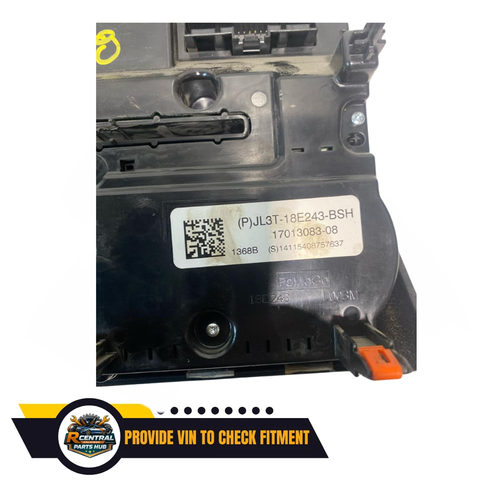 2018 Ford F150 Radio Heater Temperature Climate Control Panel OEM — view 3