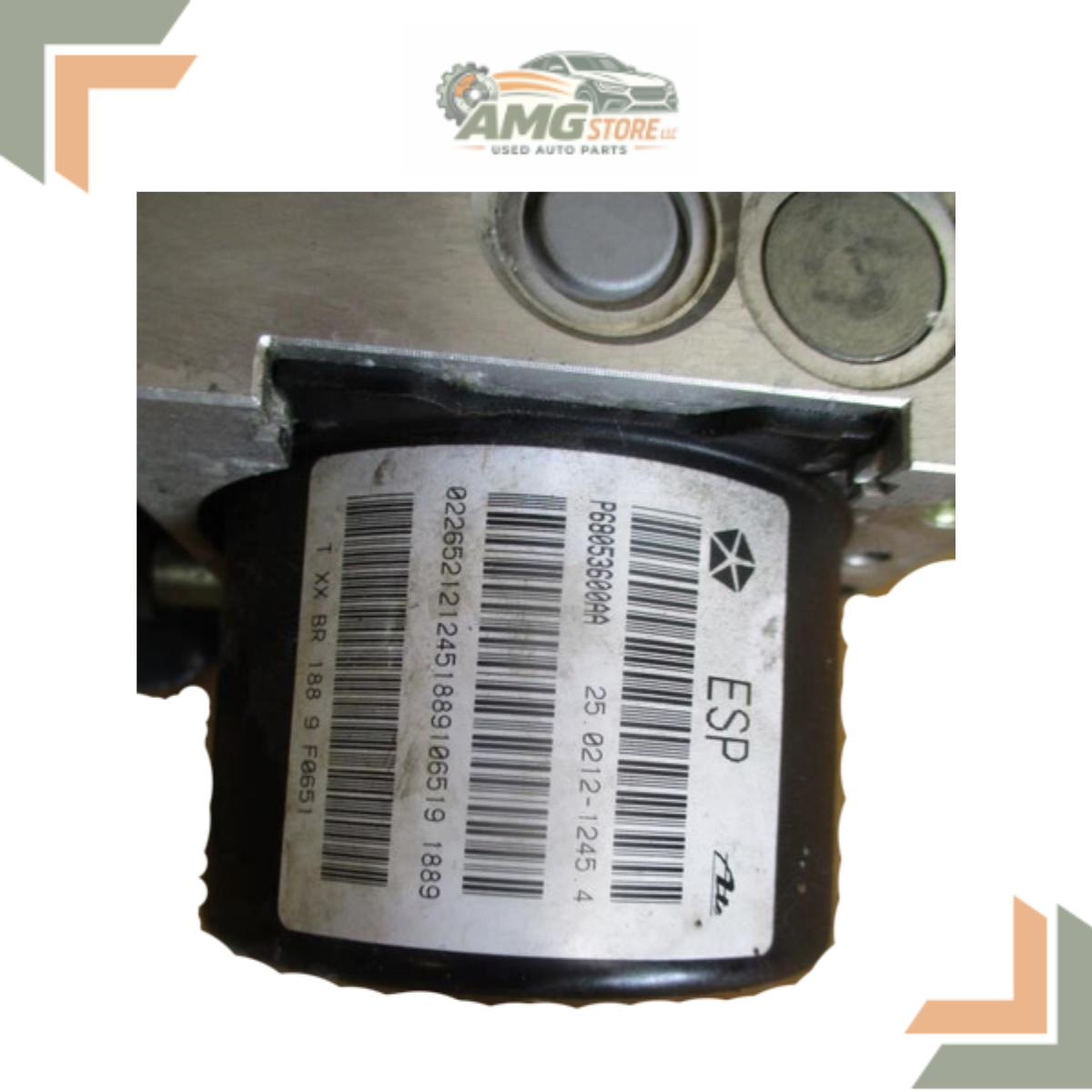 2009–2010 Chrysler Town and Country ABS Anti Lock Brake Pump Module Assembly OEM — view 3