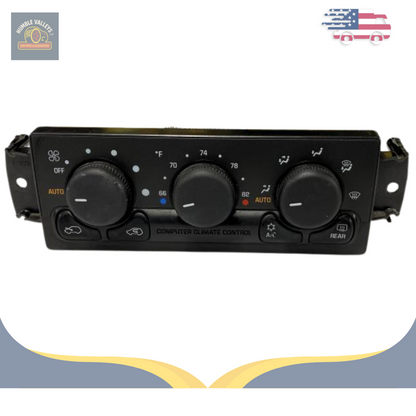 2002 Cadillac Escalade AC Heater Temperature Climate Control without Celsius Display — view 1