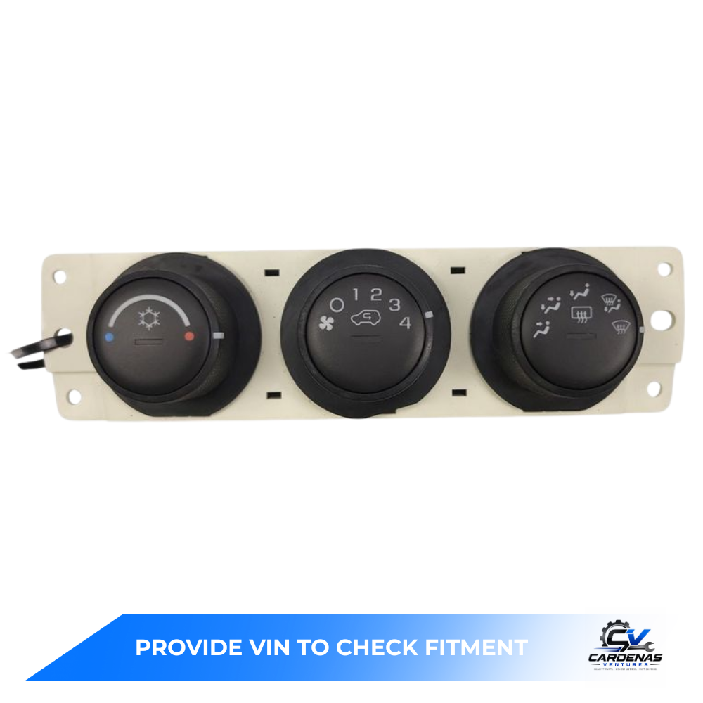 2006–2008 Hummer H3 Manual Climate AC Heater Temperature Control OEM — view 1