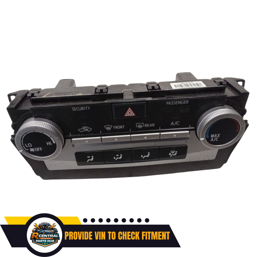 2012–2014 Toyota Camry Manual A/C AC Temperature Control — view 3