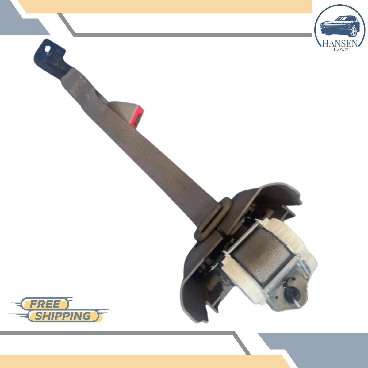 2018–2020 Ford F150 Left Driver Side Seat Belt Retractor Crew Cab Gray — view 5