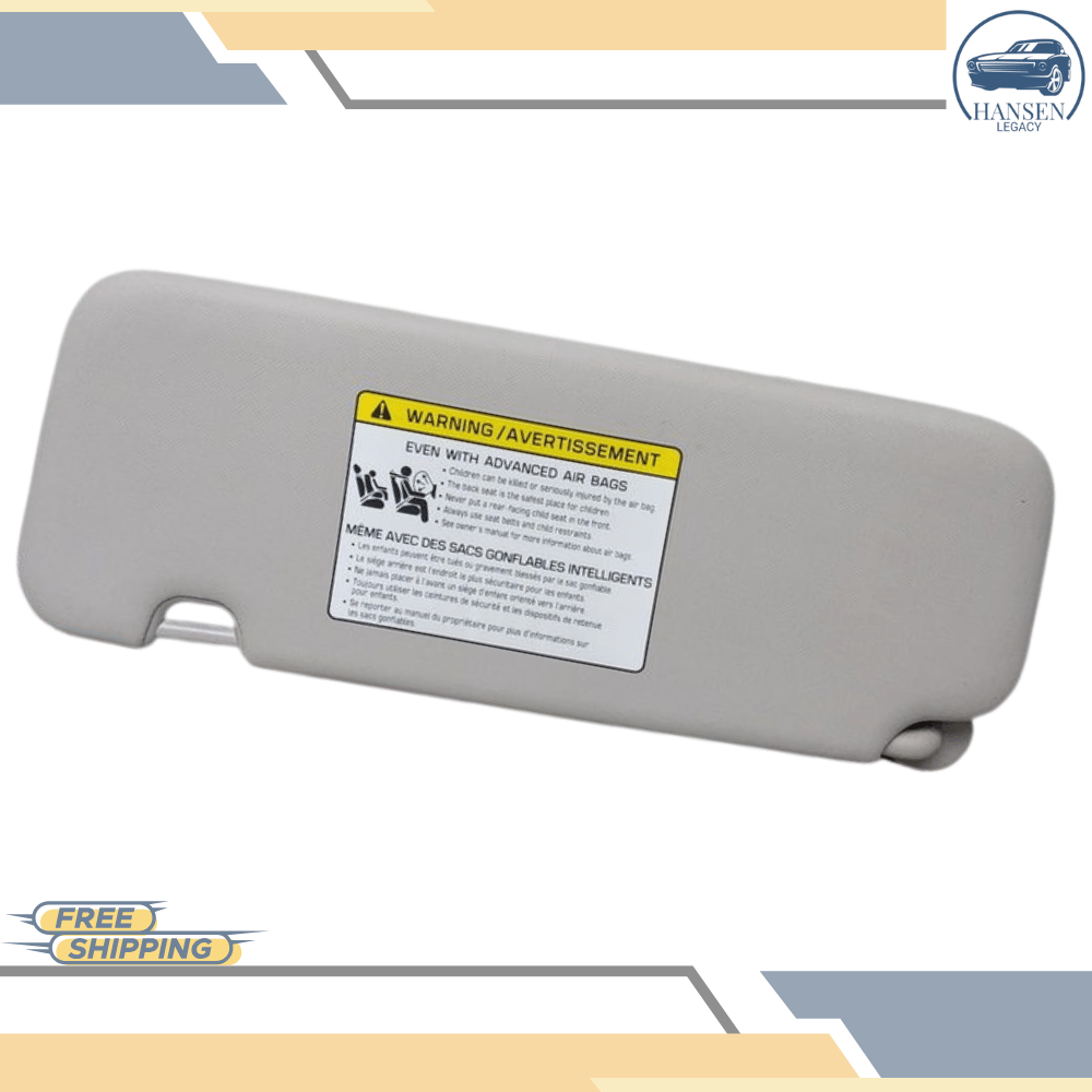 2017–2020 Hyundai Elantra RH Passenger Sunvisor Sun Visor with Mirror OEM — view 2