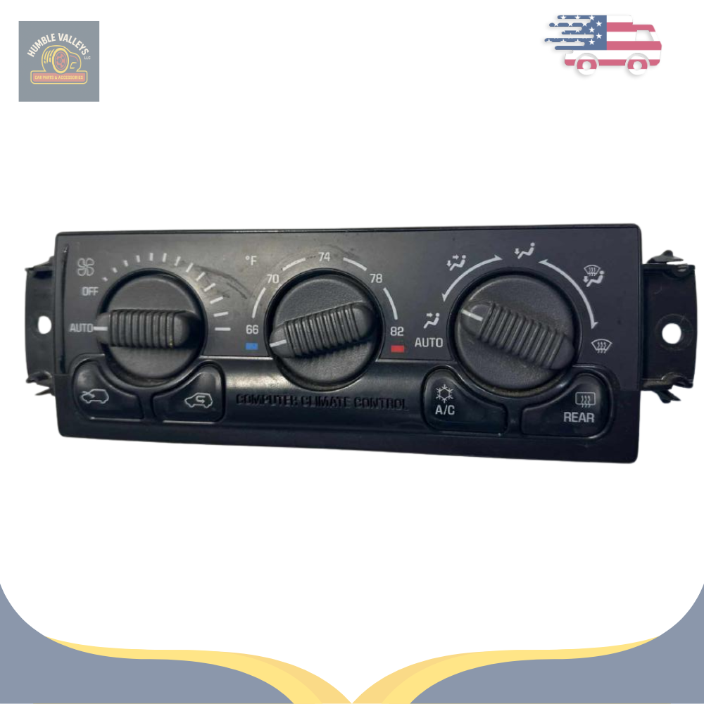 2000–2002 Chevrolet Suburban 1500 2500 AC Heater Temperature Control OEM — view 2