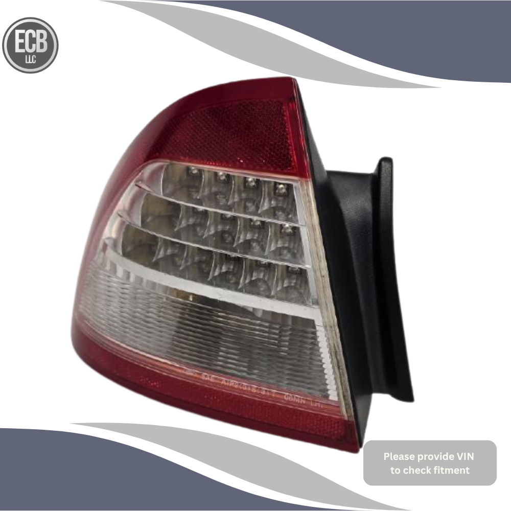 2006–2009 Mercury Milan Left Driver Tail Light Quarter Panel Mounted OEM — view 2