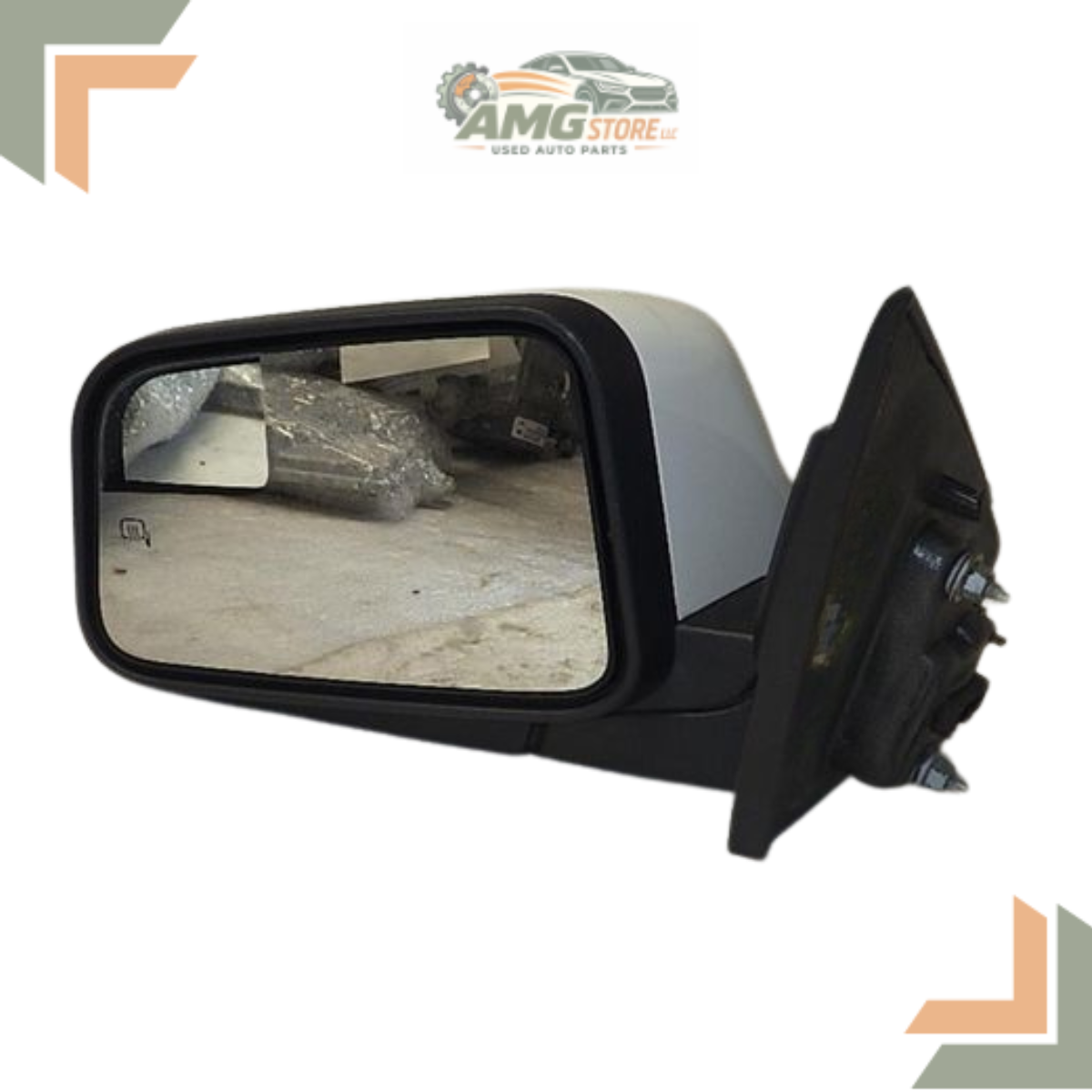 2011–2014 Ford Edge Left Driver Side View Door Mirror Power White LH OEM 12 13 — view 5
