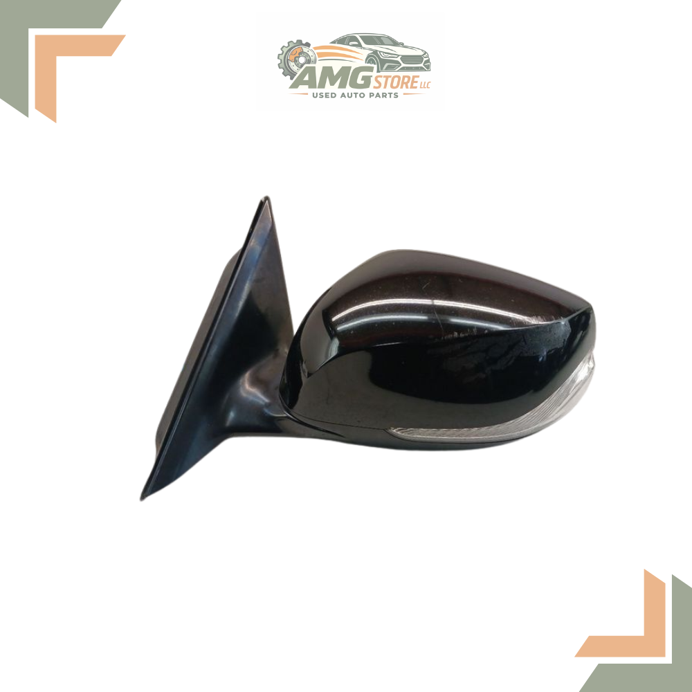 2014–2021 Infiniti Q50 Left Driver Side View Door Mirror Power Black Oem — view 1