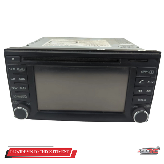 2015 Nissan Sentra CD Player Radio Receiver Navigation With Display Screen OEM — view 1