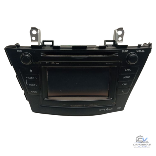 2012–2014 Toyota PRIUS Touch Screen Stereo AM FM XM HD Radio CD Player 57011 OEM — view 1