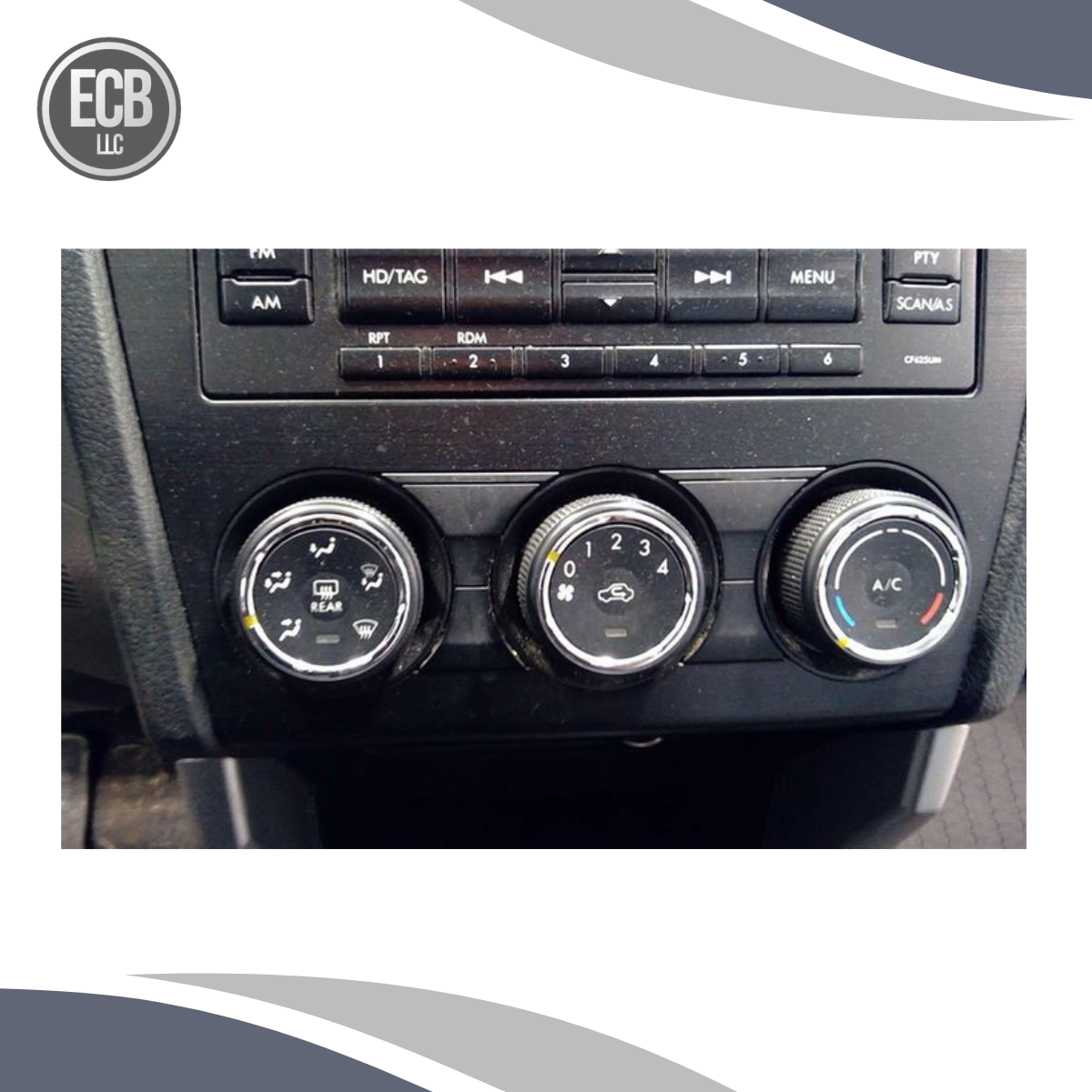 2014–2015 Subaru Forester Manual A/C Heater Climate Control OEM — view 2