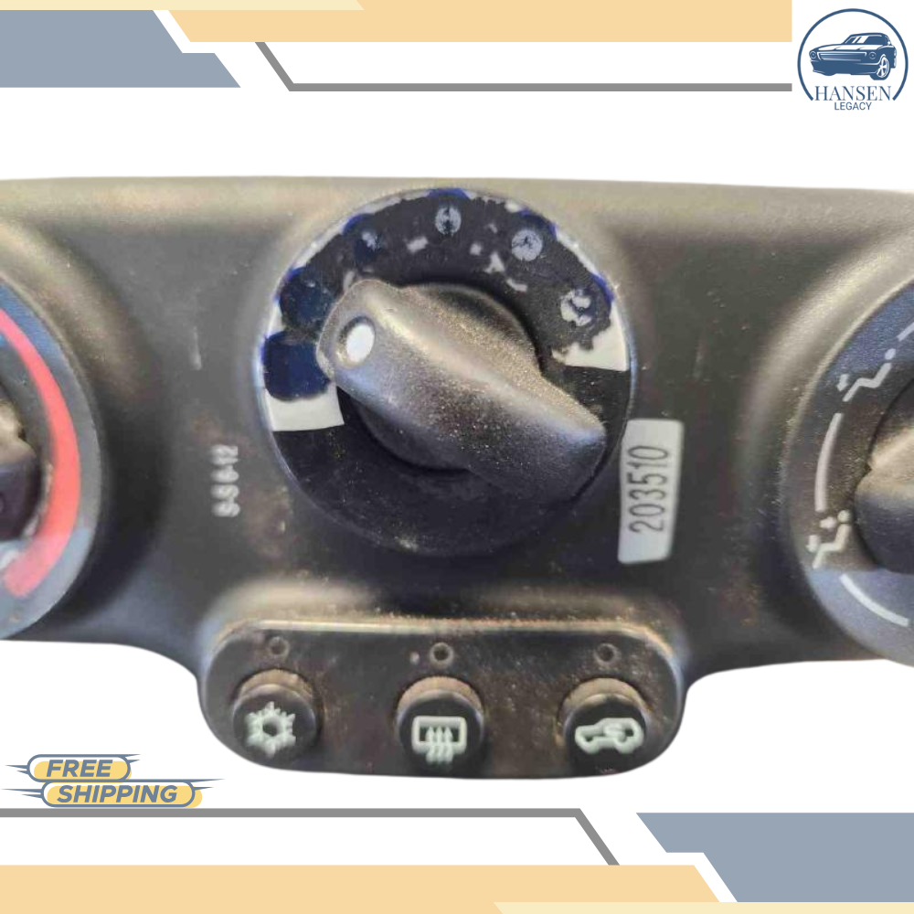 2005 Chevrolet Equinox A/C AC Temperature Heater Climate Controls 05 OEM — view 2
