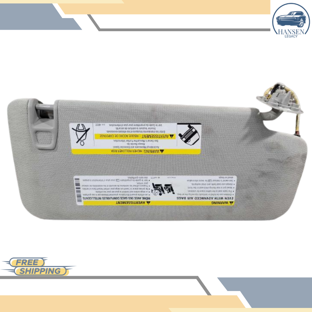 2013–2016 Buick Encore Driver LH Interior Sun Visor Illuminated Gray OEM — view 1