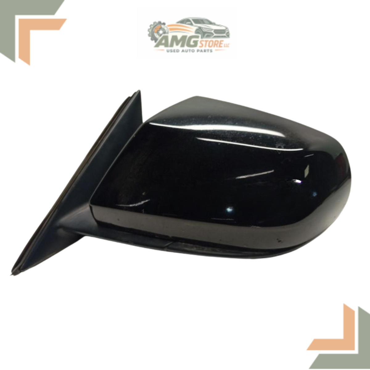 2014–2019 Cadillac ATS Left Driver Side View Mirror Power Option DR5 OEM Black — view 1