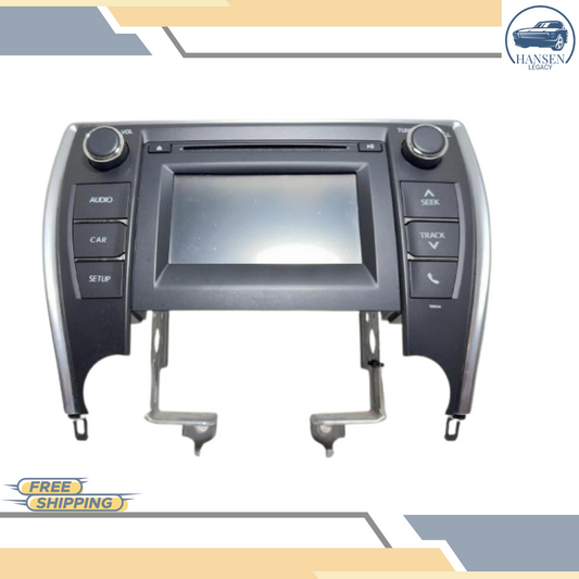 2016–2017 Toyota Camry AM FM CD Radio Player Display Screen OEM — view 1
