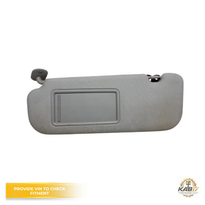 2014–2016 Hyundai Elantra Driver LH Interior Sun Visor with Mirror Gray OEM — view 1