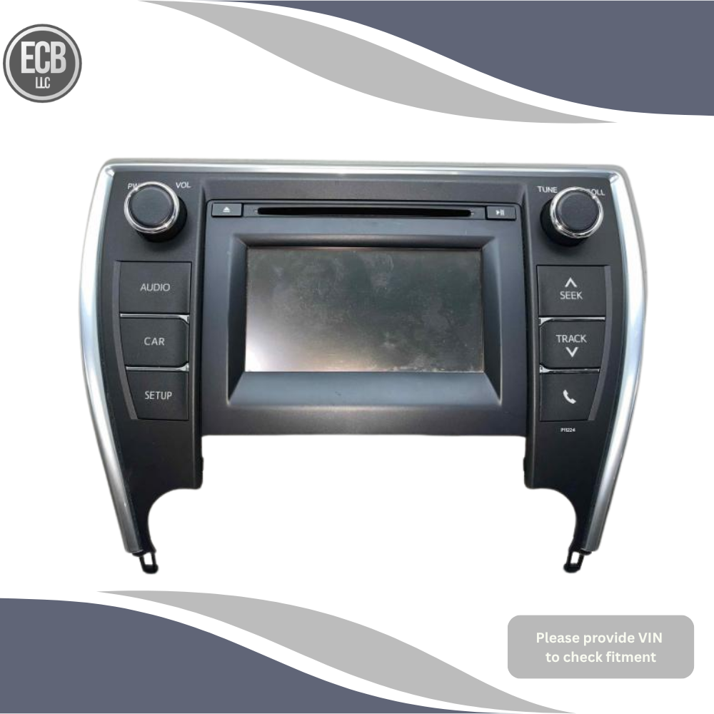 2016–2017 Toyota Camry Radio Display Screen ID OEM — view 1