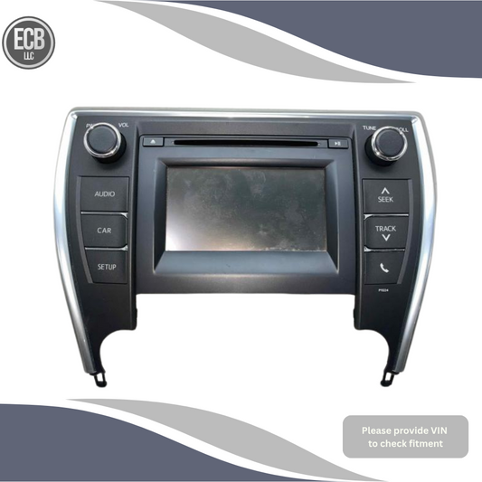 2016–2017 Toyota Camry Radio Display Screen ID OEM — view 1
