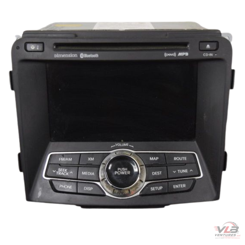 2011 Hyundai Sonata Radio Receiver with GPS Navigation OEM — view 2