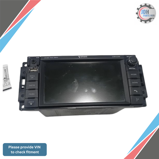 2012–2019 Chrysler Town & Country Radio MULTIMEDIA SATELLITE AM FM CD RBZ OEM — view 1