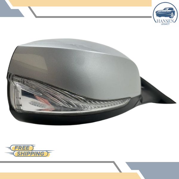 2014–2021 Infiniti Q50 Right Passenger Side Door Mirror Heated Silver RH — view 4