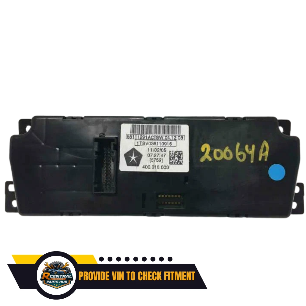 2011–2012 Dodge Ram Climate Temperature Controls Dual Zone OEM — view 2