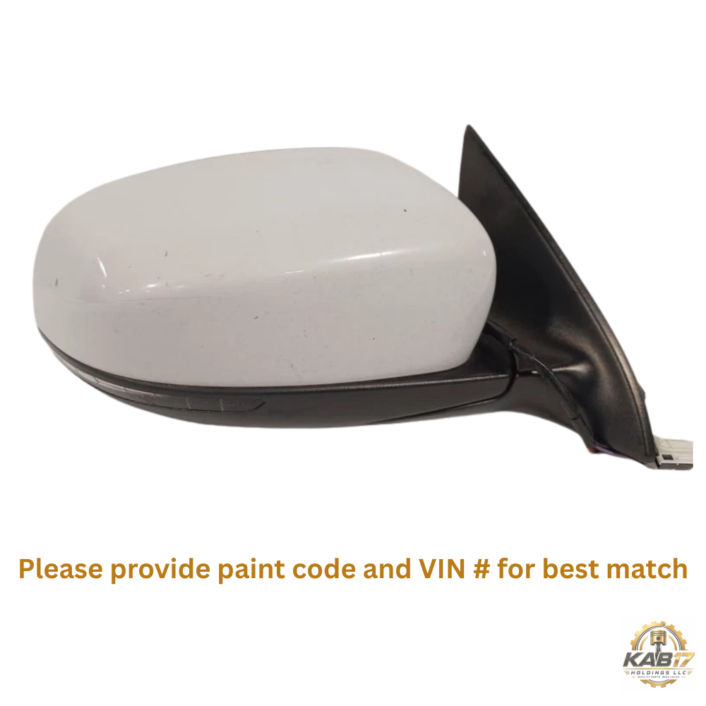 2014–2021 Jeep Cherokee Right Passenger Side View Door Mirror White OEM — view 1