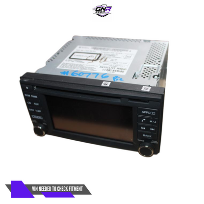 2015 Nissan Sentra CD Player Radio Receiver Navigation With Display Screen OEM — view 2