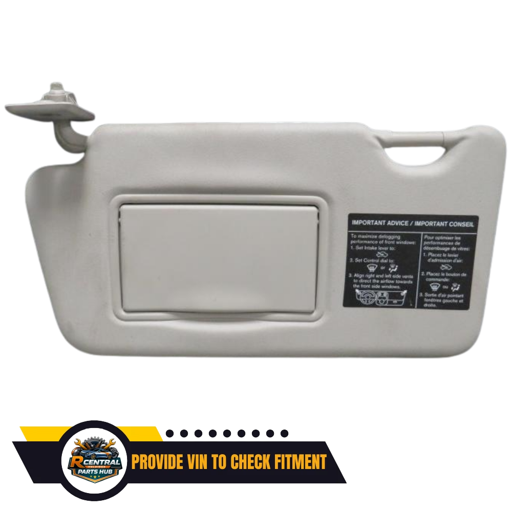 2016–2019 Nissan Micra Driver Side LH Interior Sun Visors OEM — view 1