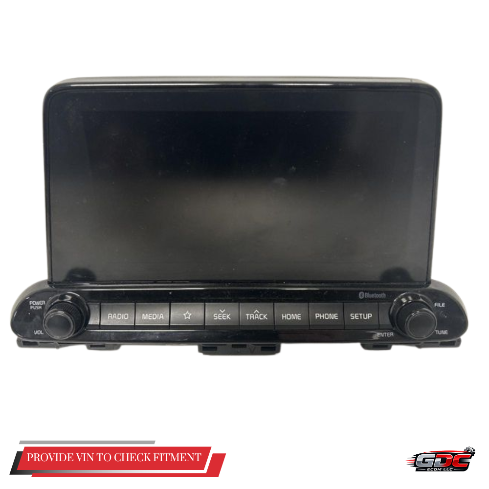 2019–2020 Kia Forte AM FM Radio Receiver Display Screen without Navigation OEM — view 1