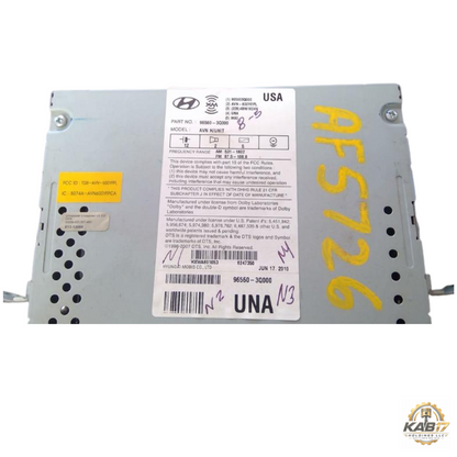 2011 Hyundai Sonata GPS Navigation Radio Receiver OEM 11 — view 2