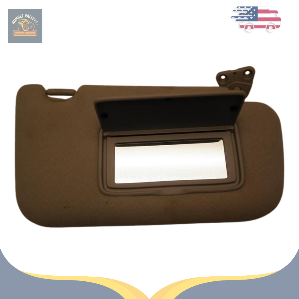 2013–2019 Nissan Sentra RH Passenger Sunvisor Sun Visor with Mirror OEM — view 2