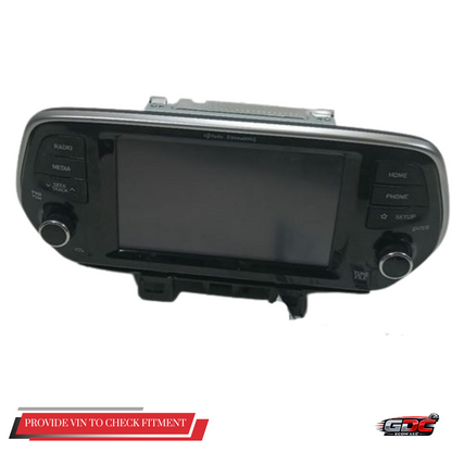 2019–2021 Hyundai Tucson AM FM Sirius XM Audio Radio Player Display Screen — view 1