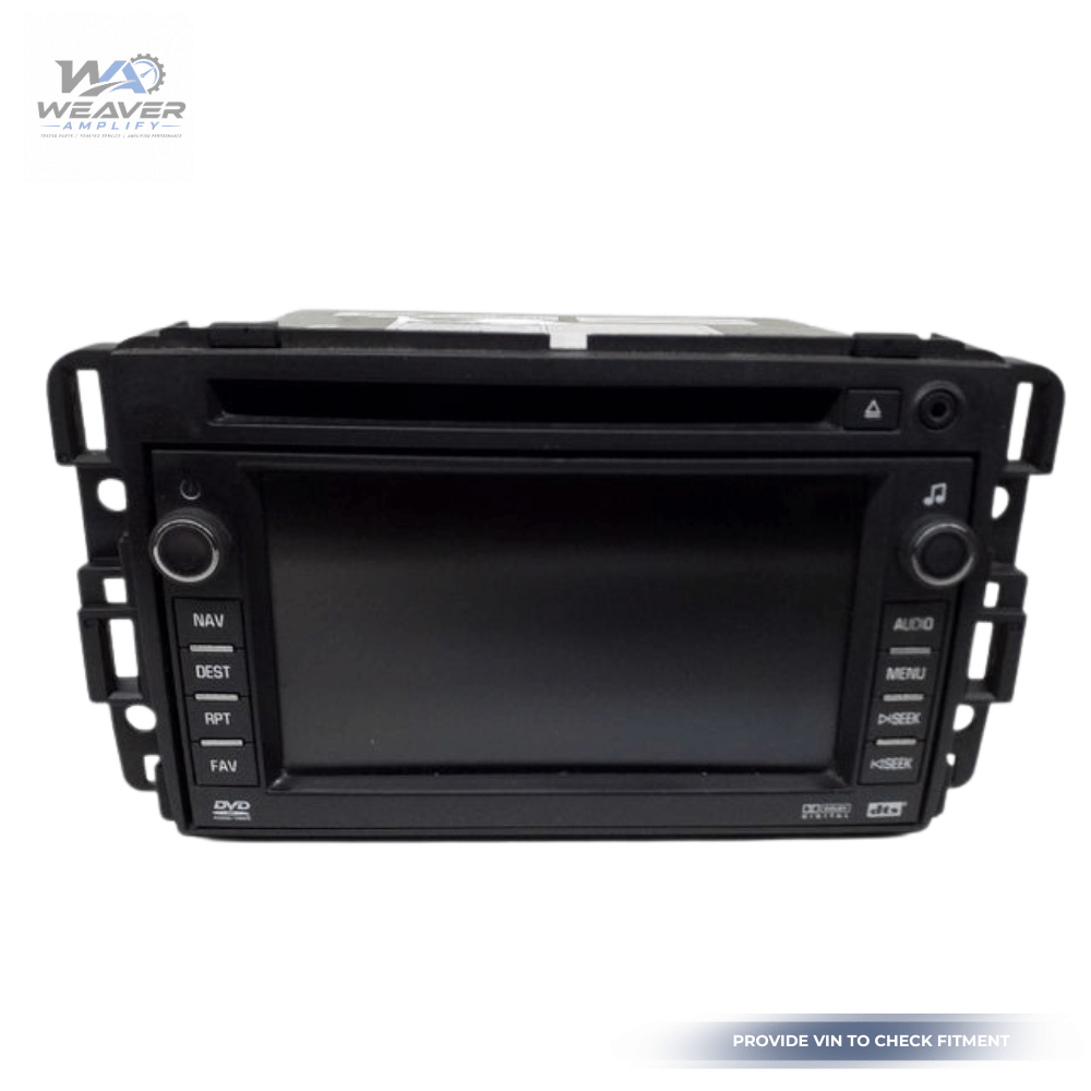 2007–2008 Chevrolet Tahoe AM FM CD DVD MP3 Navigation Radio UVB OEM 07 08 OEM — view 1