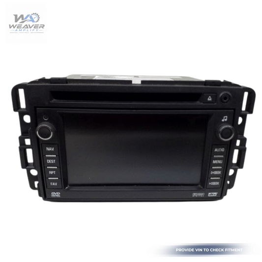 2007–2008 Chevrolet Tahoe AM FM CD DVD MP3 Navigation Radio UVB OEM 07 08 OEM — view 1