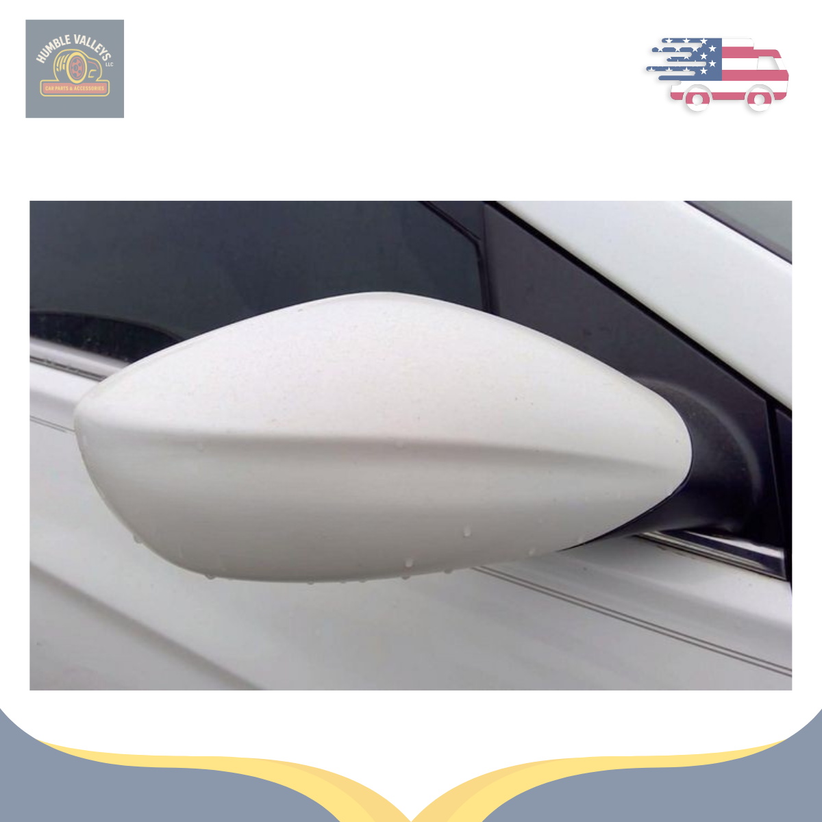 2011–2014 Hyundai Sonata Right Passenger Side View Door Mirror Assembly RH White — view 5