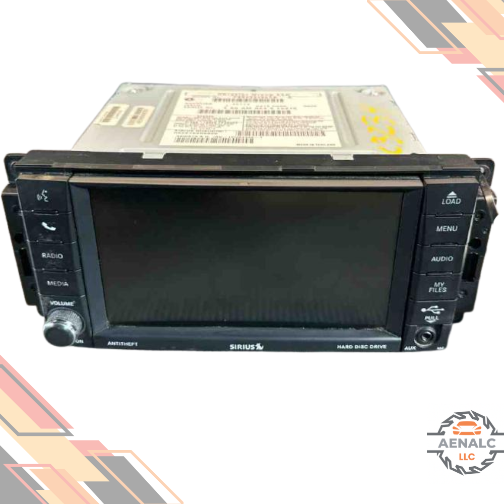 2012–2019 Dodge Caravan Radio Multimedia Satellite AM FM CD RBZ OEM — view 1