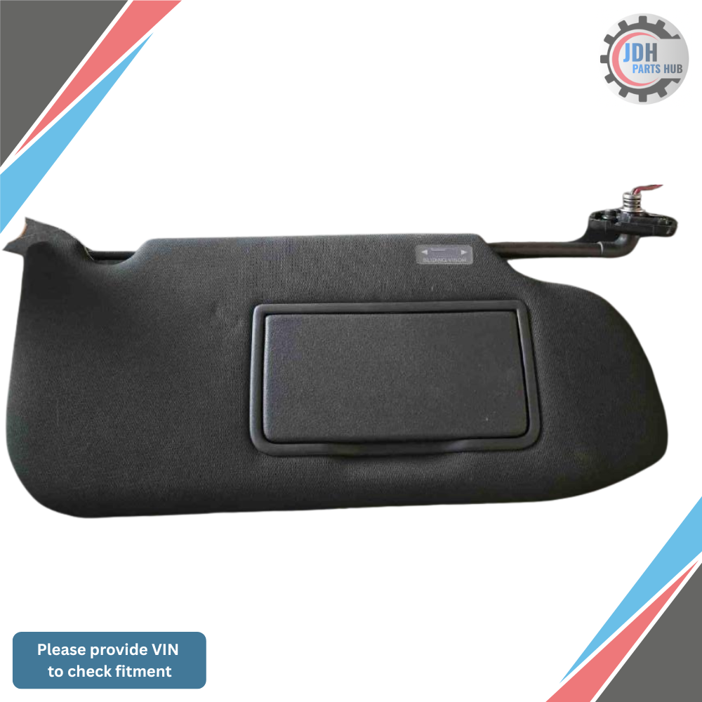 2013–2019 Ford Taurus RH Passenger Sunvisor Sun Visor with Mirror & Light OEM — view 1