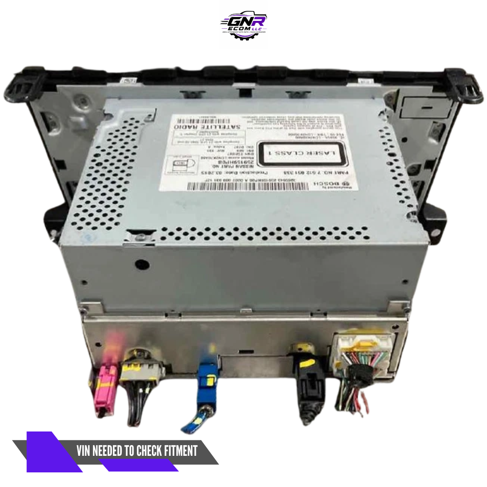 2015 Nissan Altima AM FM CD Player Radio Receiver with Navigation & Display OEM — view 2