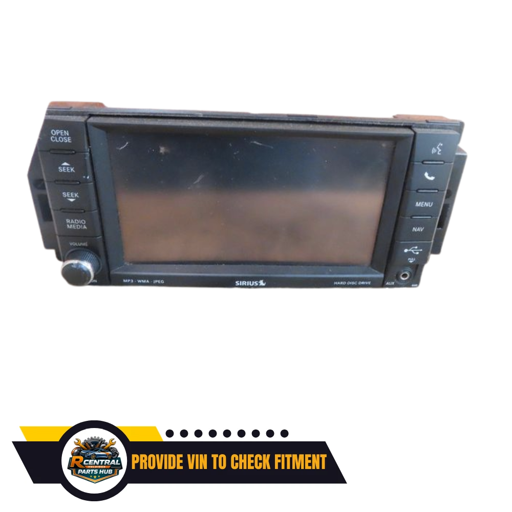 2013–2014 DODGE Challenger AM-FM-CD-DVD-H<wbr/>DD Navigation UConnect Radio RHR OEM — view 1