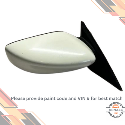 2013–2018 Nissan Altima Sedan Right Passenger Side View Door Mirror White OEM — view 1