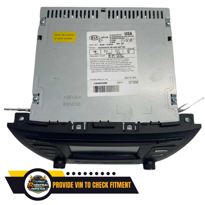 2014–2015 Kia Sorento CD MP3 Player Radio Media Receiver with Satellite & UVO OEM — view 2