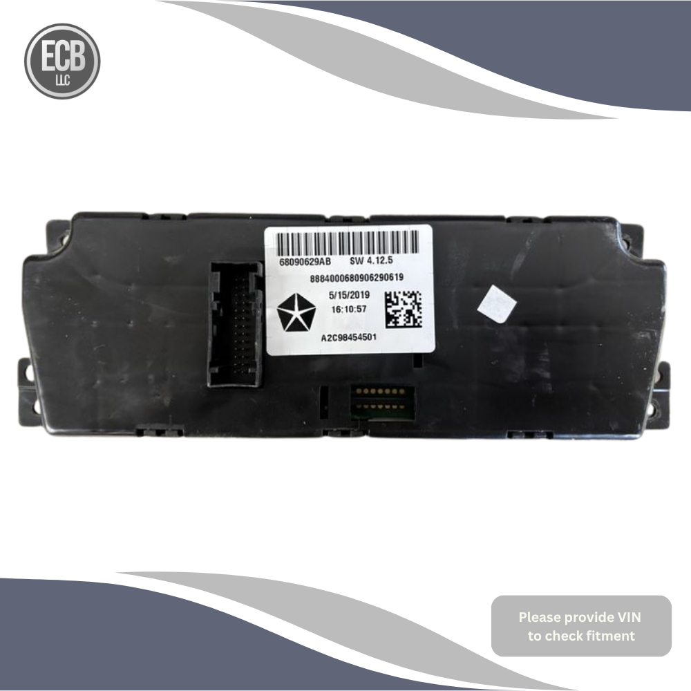 2009–2010 Dodge Ram 1500 AC Heater Temperature Climate Control With Dual Zone — view 2