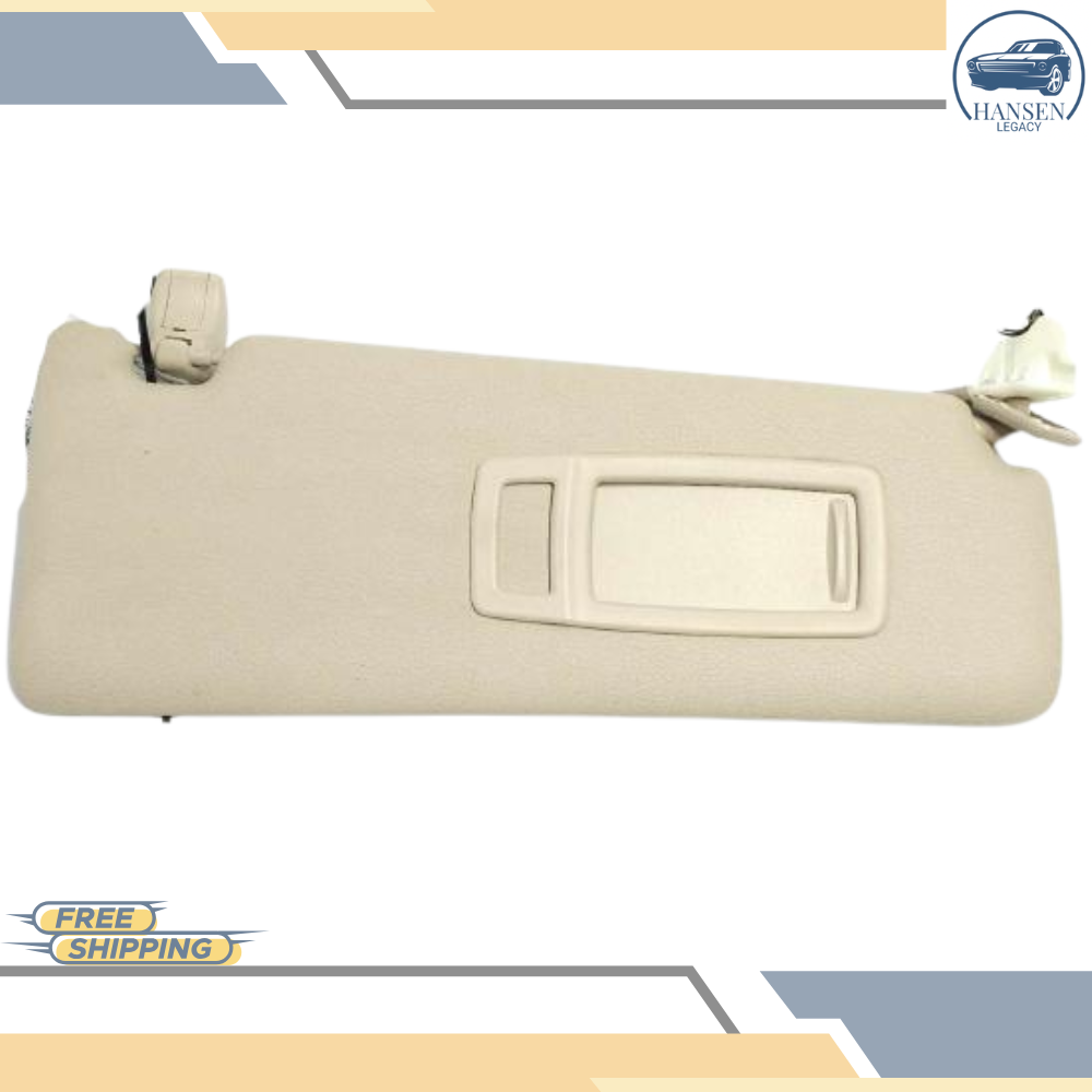 2012–2013 BMW 328i 335i RH Passenger Sunvisor Sun Visor with Mirror OEM — view 3